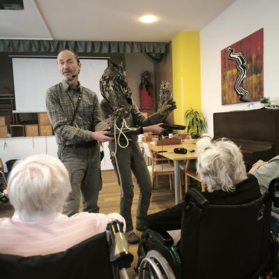 Návštěva sov ze záchranné stanice Panthea 