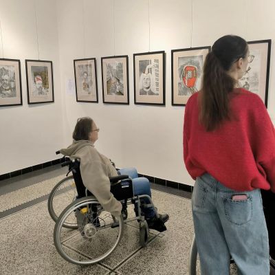 Návštěvy výstavy v Galerii 9